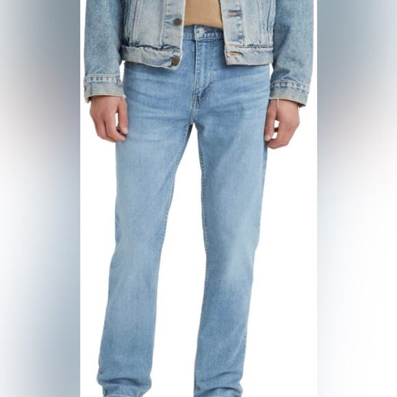 Levi's Men’s 502 Premium Taper Jeans W34 x L30 Light Wash - Picture 1 of 8
